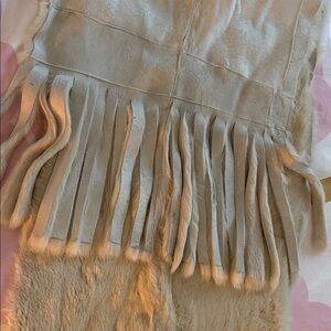 Fringed Faux Fur Vest